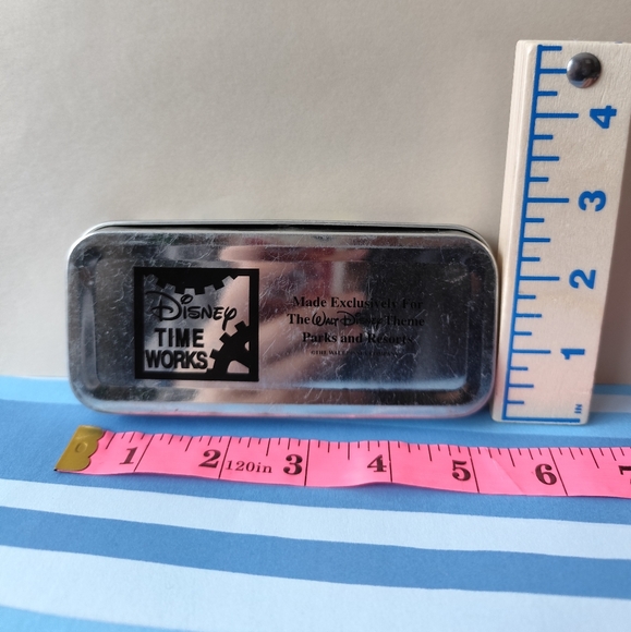 Vintage Disney Theme Park Exclusive Time Works Watch Metal Case ONLY - Picture 5 of 6